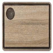 Arcos Planche à servir - Planche à servir - Résine et cellulose fibre 33 x 23 cm et 6,5 mm d'épaisseur - Couleur brun - marron matière synthétiq Arcos Planche à servir - Planche à servir - Résine et cellulose fibre 33 x 23 cm et 6,5 mm d'épaisseur - Couleur brun - marron matière synthétiq