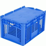 BITO Bacs gerbables norme Europe, série XL L600 mm x l400 mm x H338 mm bleu - bleu plastique polypropylène 4250692929509 BITO Bacs gerbables norme Europe, série XL L600 mm x l400 mm x H338 mm bleu - bleu plastique polypropylène 4250692929509