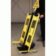 Chariot barriere extensible Chariot barriere extensible