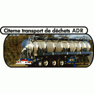 Citerne a dechets adr de transport 26.000 l