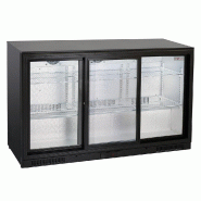 Diamond - Refroidisseur de bouteilles ventilé, 3 portes vitrées coulissantes - réf. WR-TAS3-E3 - noir aluminium AKS-WR-TAS3-E3 Diamond - Refroidisseur de bouteilles ventilé, 3 portes vitrées coulissantes - réf. WR-TAS3-E3 - noir aluminium AKS-WR-TAS3-E3