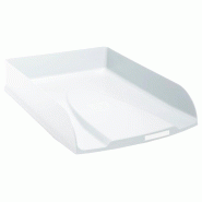 Exacompta - Réf. 11113D - Lot de 6 Corbeilles à courrier Combo Styli Autentik - pour Documents au Format A4+ - dim 34 x 25 x 6,5 cm - Porte étiquet