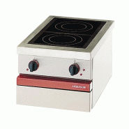 Fourneau élecrique vitrocéramique 2 foyers radiants de 3,5 et 1,2 k... - PCSE 423 VTR