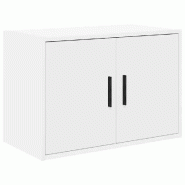 Helloshop26 - Armoire murale de garage rangement pratique 60 x 30 x 41 cm en bois d'ingénierie blanc 02_0051435 - blanc Bois massif 3000236910392
