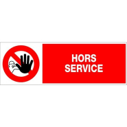 Panneaux rigides 450x150 mm interdictions dangers - PNGPSC-NV13/HS_0