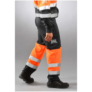 Pantalon multirisques atex haute visibilité orange fluo réf.            601*atx