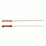 Pique perles bambou couleur naturelle 12cm - par 2000