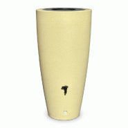 PLAST'UP ROTOMOULAGE Récupérateur d'eau conique ros'eau 2-en-1 - BEIGE - beige 0733968138057
