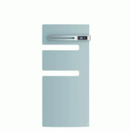 Radiateur sèche-serviettes connecté Serenis avec soufflerie mât droite 1500W Vert d'eau - Atlantic - 850594_0