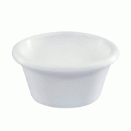 Ramequin mélamine blanc 4,5cl Ø6cm - par 12