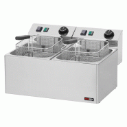 RM GASTRO Friteuse électrique double 0,38 kW/l, 8+8 l TOP 230 V REDFOX - FE 77 E - REDFOX - 0615402312929