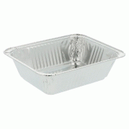 Barquette aluminium 260cc 12,4x10x3,5cm - par 2400