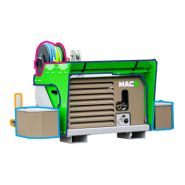 Compresseur de chantier à entraînement hydraulique à placer sur le relevage d'un tracteur - mac3 - msh_1