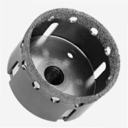 DIAMWOOD EXPERT EN EQUIPEMENT Trépan Diamanté M14 D.8 x Ht. 35 mm - Scie Cloche Professionel - Carrelage, Grès Cérame, Faience, Marbre, Granit - D