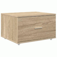 Helloshop26 - Armoire à tiroirs rectangle moderne 55 x 45 x 31 cm avec grand espace de rangement design en bois d'ingénierie chêne 02_0052195 - Boi