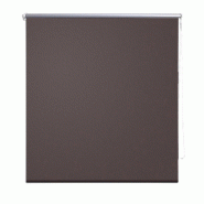 Helloshop26 - Store enrouleur marron occultant 100 x 230 cm  fenêtre rideau pare-vue volet roulant 4102049 - marron aluminium 3000526899680