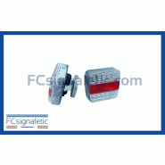 Kit de signalisation LED magnétique sans fil feux remorque LEDWORK LWK0063