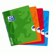 Oxford Lot de 5 Cahier Openflex piqué 17x22, 140p./70 feuilles 90g/m², Séyès, coloris assortis (4) - 3020120040387