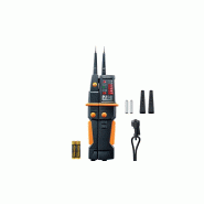 Testo 750-3 - Contrôleur de tension avec lampe de poche et écran LED circulaire et LC