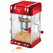 Unold 48535 Popcornmaker Retro,éclairage intérieur - pour la décoration et le maintien au chaud du popcorn - rouge 48535