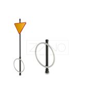 05.055.2 arceau urbain ring - zano - en acier - hauteur 130 cm