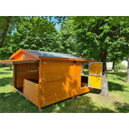 Chalet pliable jumelé