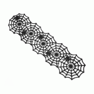 Chemin de table toiles d'araignée en feutrine148x41 cm