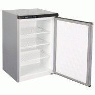CISABA Congélateur vertical inox professionnel 112 litres avec 3 clayettes pour CHR. Armoire de congélation en acier inoxydable pour restaurant. - b
