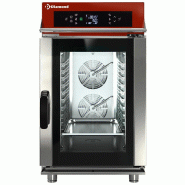 Diamond - Four vapeur/convection électrique, 10x GN1/1 Touch/Digit + Auto-Cleaning - réf. FVS10-711/CTD - gris AKS-FVS10-711/CTD