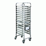 Echelle sur roulettes - GN1/1 Batinox 54TR20A