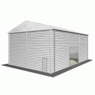 Entrepôt modulaire de stockage / structure en aluminium / toiture en pvc / système d'éclairage / système d'aération / système de chauffage