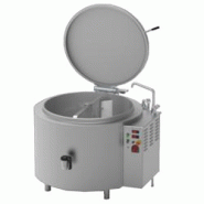 EURAST - Marmite cylindrique électrique 200 litres chaleur indirecte et mélangeur - 1120x1000x1000 mm - 24400 W 400/3V - 18E15200 - inox 18E15200 EURAST - Marmite cylindrique électrique 200 litres chaleur indirecte et mélangeur - 1120x1000x1000 mm - 24400 W 400/3V - 18E15200 - inox 18E15200
