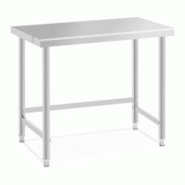 Helloshop26 - Table de travail acier inoxydable plan de travail plan de travail professionnel table de travail cuisine 100 x 60 cm 14_0005143 - 30002 Helloshop26 - Table de travail acier inoxydable plan de travail plan de travail professionnel table de travail cuisine 100 x 60 cm 14_0005143 - 30002