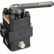 VC3L, Distributeurs Montés à Distance, Manuelle, 3-voies, 3-positions, Centre Tandem, avec blocage