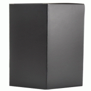 Lot de 10 étui à bouteille en carton noir mat à rabat 8,8 x 8,8 x 33 cm - noir en carton BBNM33088