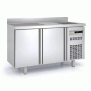Meuble 600 positif 1495mm 2 portes pleines avec évier Coreco
