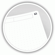 Oxford Lot de 5 Cahier Essentials rel. Intégrale B5 180p./90 feuilles 90g/m², pointillé 5x5, coloris assortis (4) - 400090614