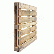 Palette standard lourde  -  1200 X 1200 LD 5S 6-7 planches - Disponible en recyclée ou neuve