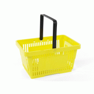 Panier couleur 20 litres 1 poignée - Gris_0