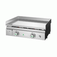 Plancha à gaz lisse en CHROME - L600 | Mainho - MAX-60GC