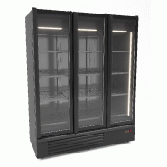 Réfrigérateur 3 portes en verre noir 1555l l1620 7072.1120 COMBISTEEL