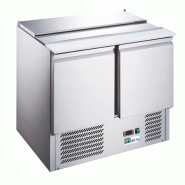 Saladette réfrigérée à capot télescopique - 2 portes GN 1/1 | Afi - AAS900