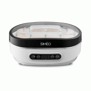 SIMÉO SIMEO yaourtière 8 pots 20w yva640 - blanc 3416879811826