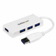 StarTech Hub USB 3.0 à  4 ports avec cble intégré - 5Gbps