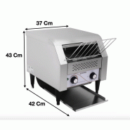 Toaster convoyeur L370 mm - CT2