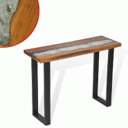 VidaXL Table console Teck 100 x 35 x 75 cm Modèle Nova Bois - 245065 VidaXL Table console Teck 100 x 35 x 75 cm Modèle Nova Bois - 245065
