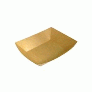COVR Barquette rectangulaire kraft 500 ml (250 unités) - 3701621910606 COVR Barquette rectangulaire kraft 500 ml (250 unités) - 3701621910606