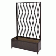 Décoshop26 - Jardinière trellis bac à fleurs support de plantes en aluminium et acier 152x90x35cm marron 04_0004320 - marron 3000432932693 Décoshop26 - Jardinière trellis bac à fleurs support de plantes en aluminium et acier 152x90x35cm marron 04_0004320 - marron 3000432932693