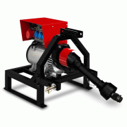 EBERTH Générateur à prise de force 18,75 kVA, groupe électrogène de secours AVR, 3x230V / 1x400V IP44, 1-3/8" 6 dents, attelage 3 points, 25 CV -