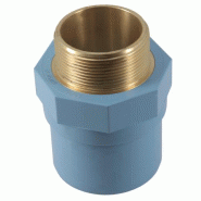 Embout fileté laiton Girair - à coller - diamètre 020/016x3/8" - Référence 06GAEAL016
